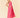 Two Tone Floral Button-Down Bodice Midi Dress