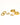 18K gold non-tarnish round hoop earrings product detail
