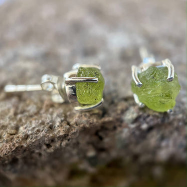 Peridot Stud Sterling Silver