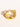 18K gold non-tarnish abstract ring product detail