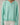 Close-up view of mint green Round Rolled Hemline Detail Thin Sweater Cardigan