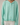 Close-up view of mint green Round Rolled Hemline Detail Thin Sweater Cardigan