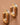 18K Gold PVD Plated Waterproof Stainless Steel Hoop Earrings 7782 displayed from an angled view