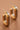 18K Gold PVD Plated Waterproof Stainless Steel Hoop Earrings 7782 displayed from an angled view