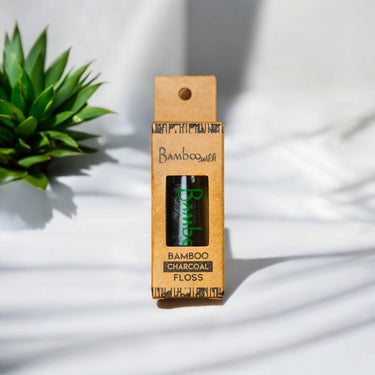 Vegan Bamboo Floss - Charcoal Infused - Oral Care