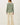 Back view of sage green raglan sleeve slub pullover sweater