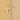 Cz Gold Dipped Cross Pendant Necklace - G - Necklace