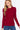 Long Sleeve Crew Neck Thermal Knit Top - Brg-Wine / M - Thermals