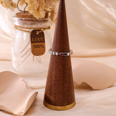 Silver Cube Ring