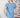 SPLIT NECK SHORT SLEEVE CHAMBRAY TOP
