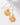 Citrine Impact Elongated Ear Wire Earring
