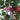 Mouse with Candy Cane Felt Wool Christmas Ornament displayed on greenery