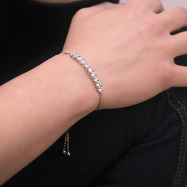 Crystal Mia Bracelet - Silver and Crystal