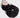 Black Ruffle Scrunchie