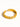 18K gold non tarnish thin chain ring for women