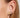 Anouk 18K Gold Non-Tarnish Hearts, Hoops &CZ Earring