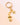 Bubble letter keychain bag charm T