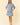 Floral Printed Split V-Neck Half Bell Sleeve Dress displayed on a model in a vibrant floral design against a neutral background.