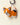 Corgi puppy dog felt wool keychain hanging from a metal ring