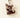 German Shepherd Puppy Dog Felt Wool Keychain in brown and tan