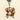 Monkey with Banana Felt Wool Keychain handmade design