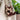 German Shepherd Puppy Dog Felt Wool Keychain hanging from a bag