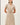 Shop Wall striped linen blend midi dress with button-up front, collar, short sleeves, and waist tie belt.