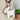 Shop Wall handmade white goat felt wool keychain with grey horns and metal ring