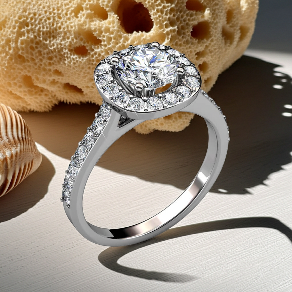 Cruchy Rings Cushy Ring - Silver and Crystal – Shop Wall