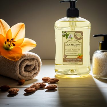 A La Maison Sweet Almond Liquid Soap 16.9 fl oz. - Hand Soap